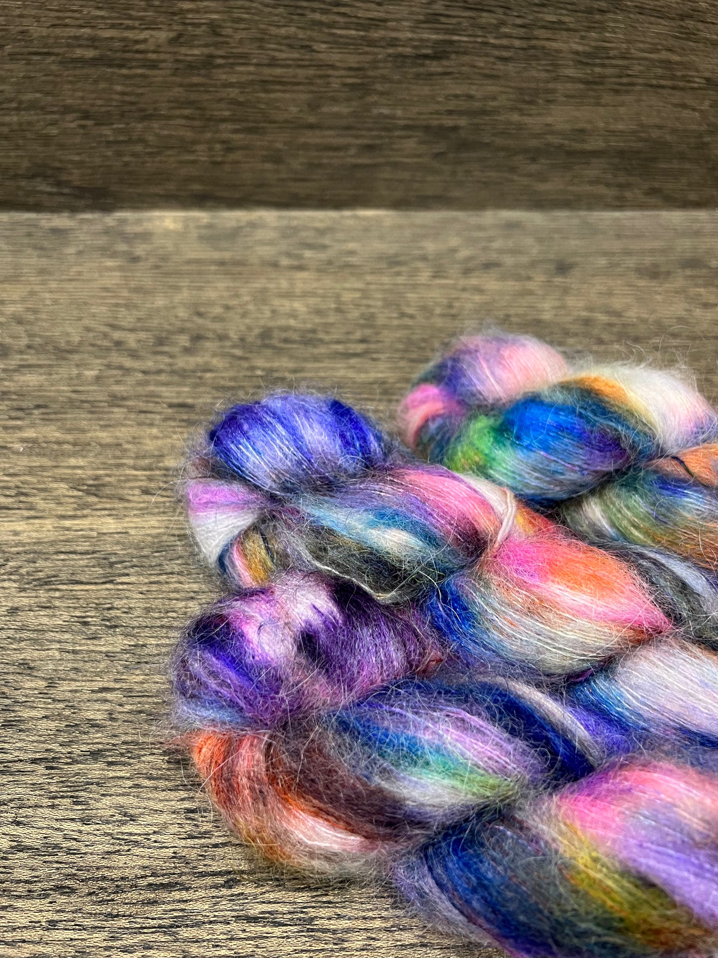 KALEIDOSCOPE - multicolour speckled mohair