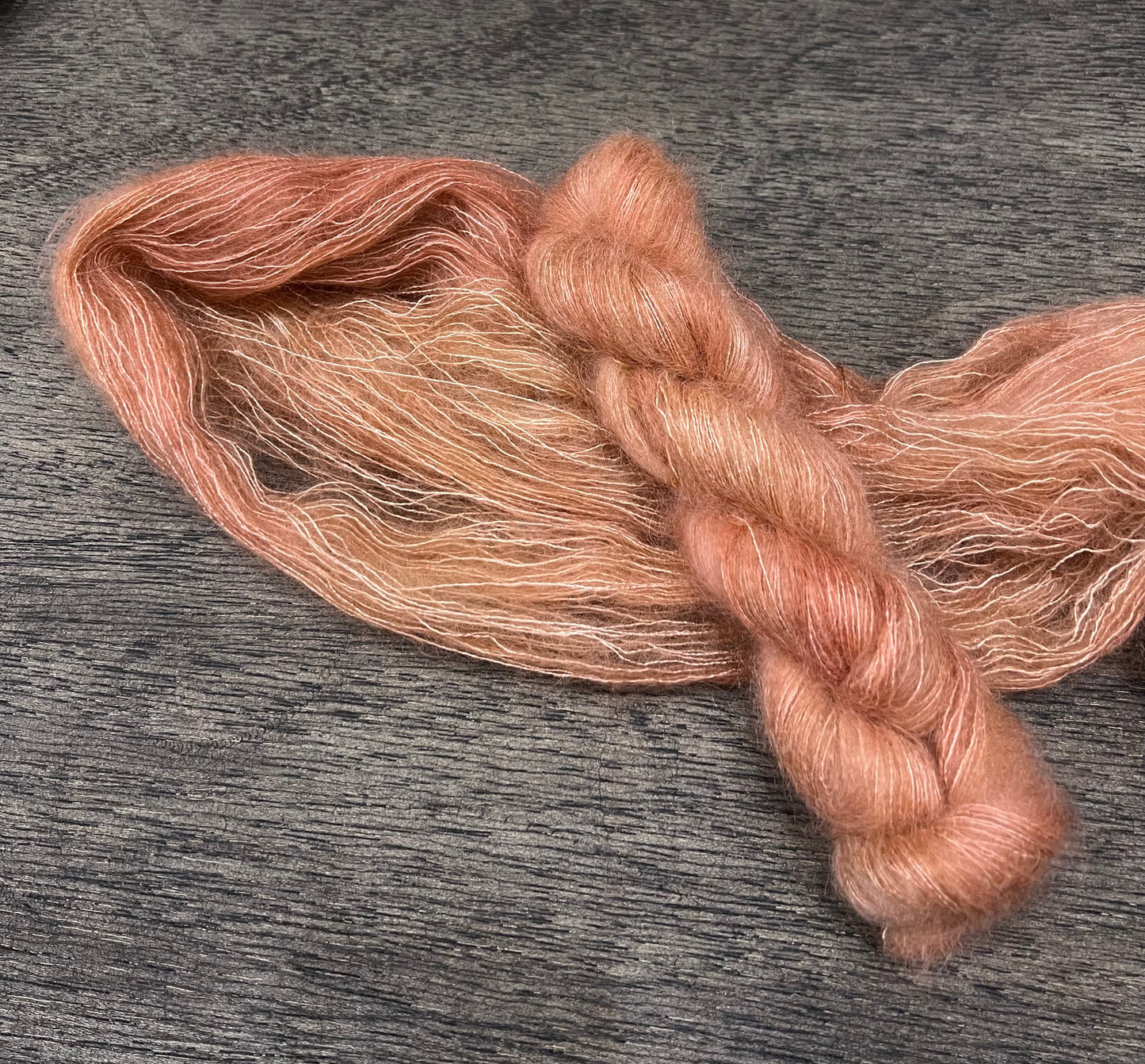 TANGELO - Orange Tangerine Tonal Neutral Mohair