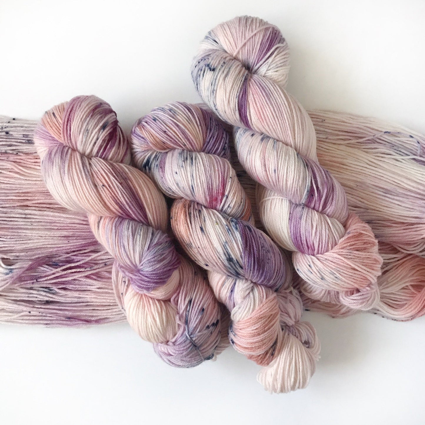 THIRTY SIX - Purple Coral Blue Cream Variegated DK