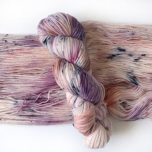 THIRTY SIX - Purple Coral Blue Cream Variegated DK