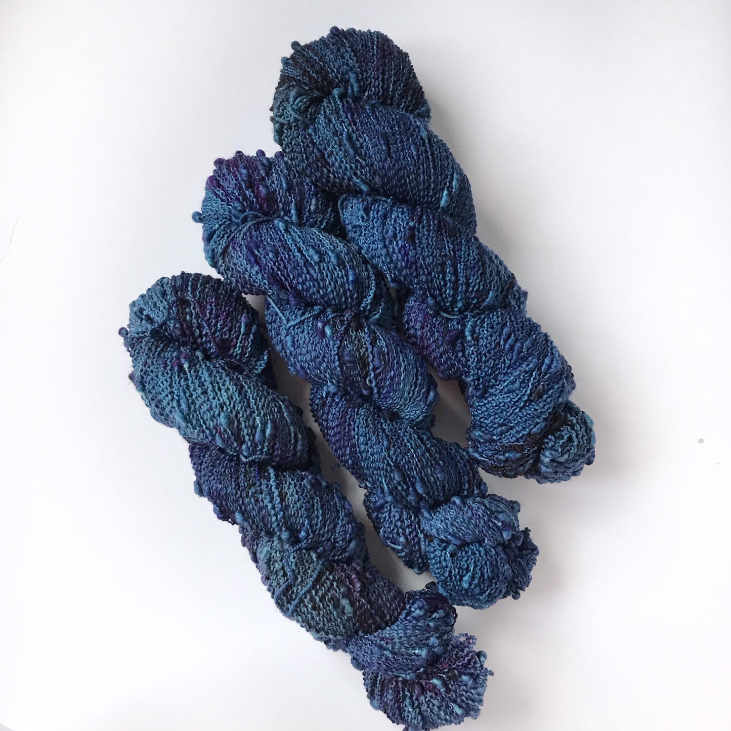 SORCERER’S APPRENTICE - Blue Purple Black Textured Slub