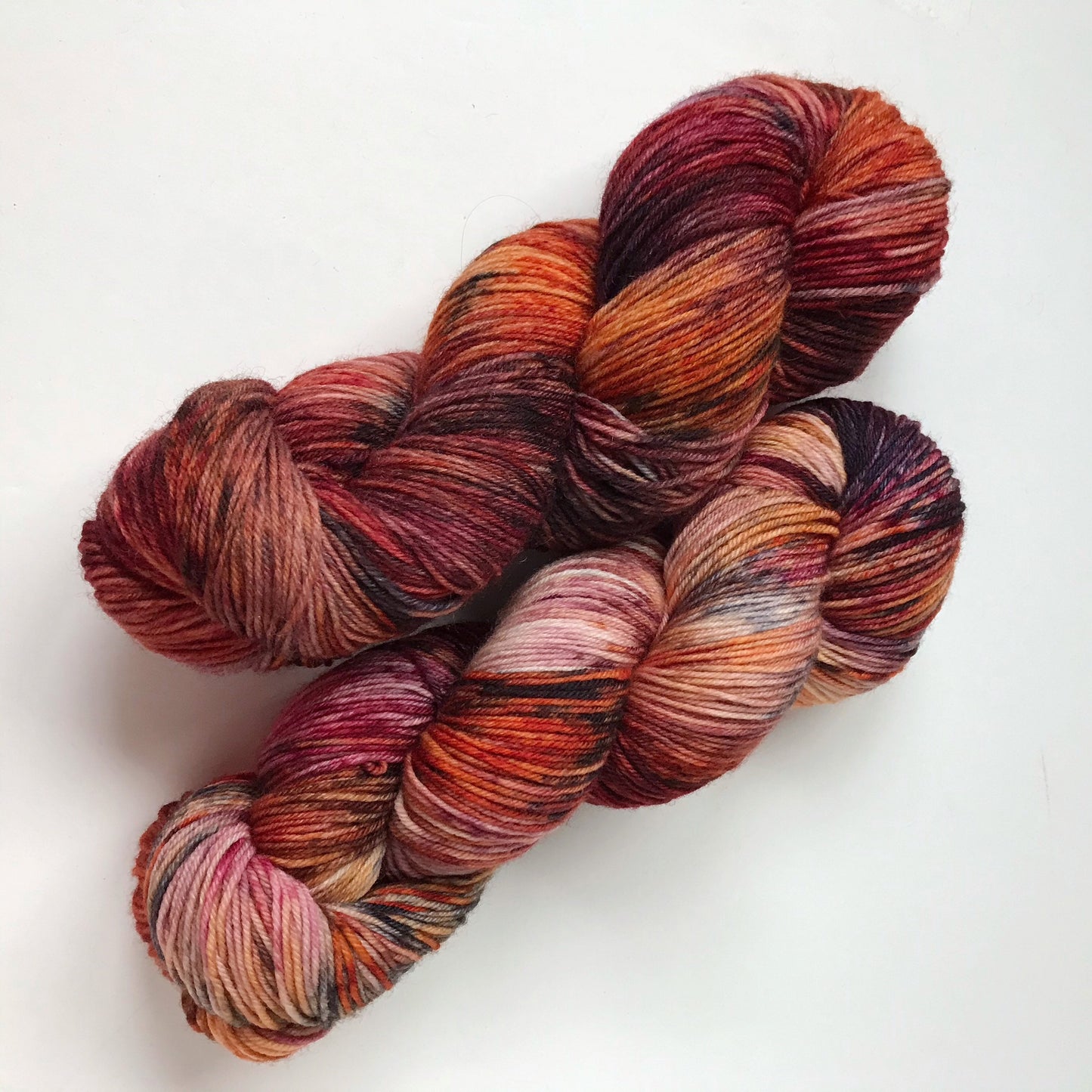 CRUNCHING LEAVES Burgundy Orange Navy Cream SS