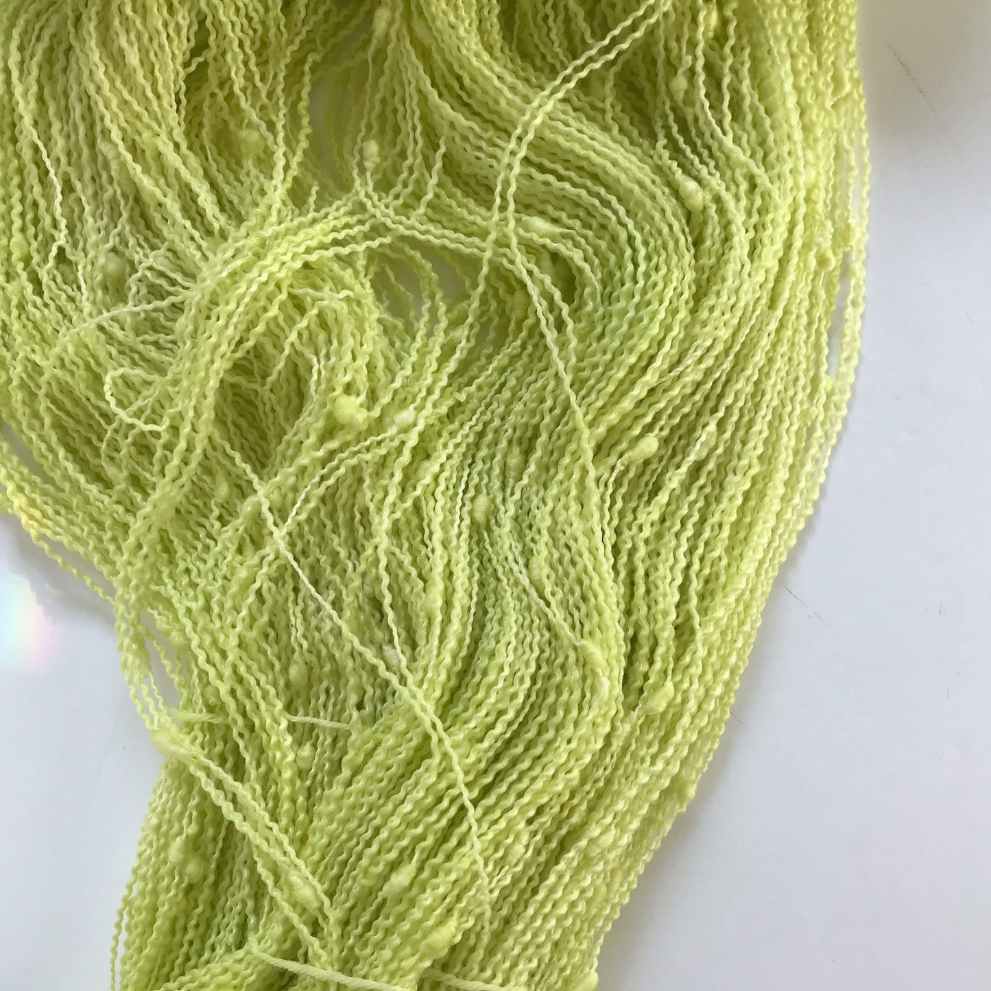 GLOWBUG - Yellow Green Neon Tonal Semi Solid Slub
