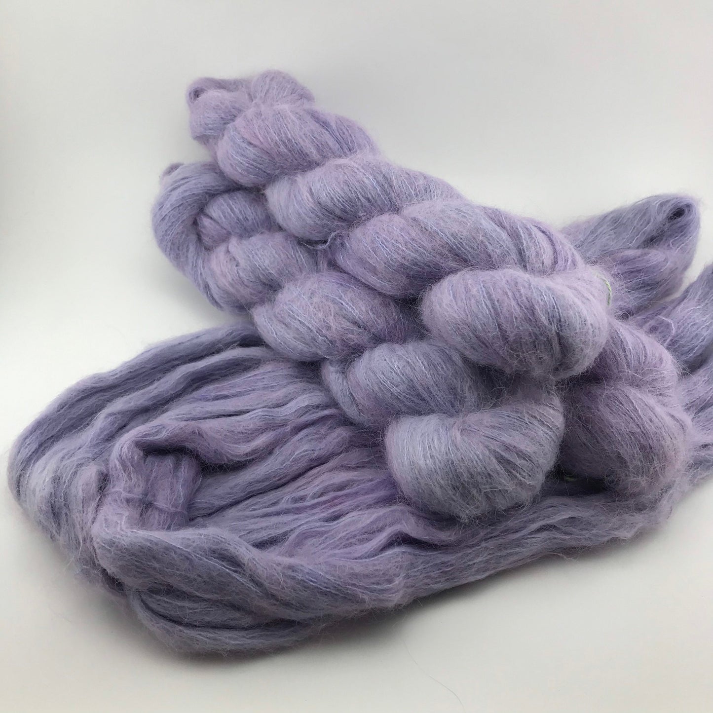 VIOLETS ARE BLUE - Purple Lilac Violet Blue Suri Alpaca Silk