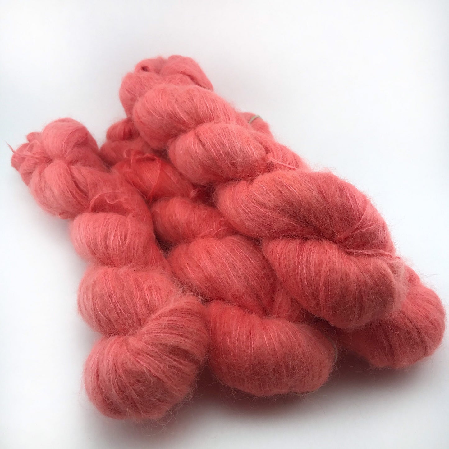 ROE - Orange Pink Red Neon Suri Alpaca Mulberry Silk