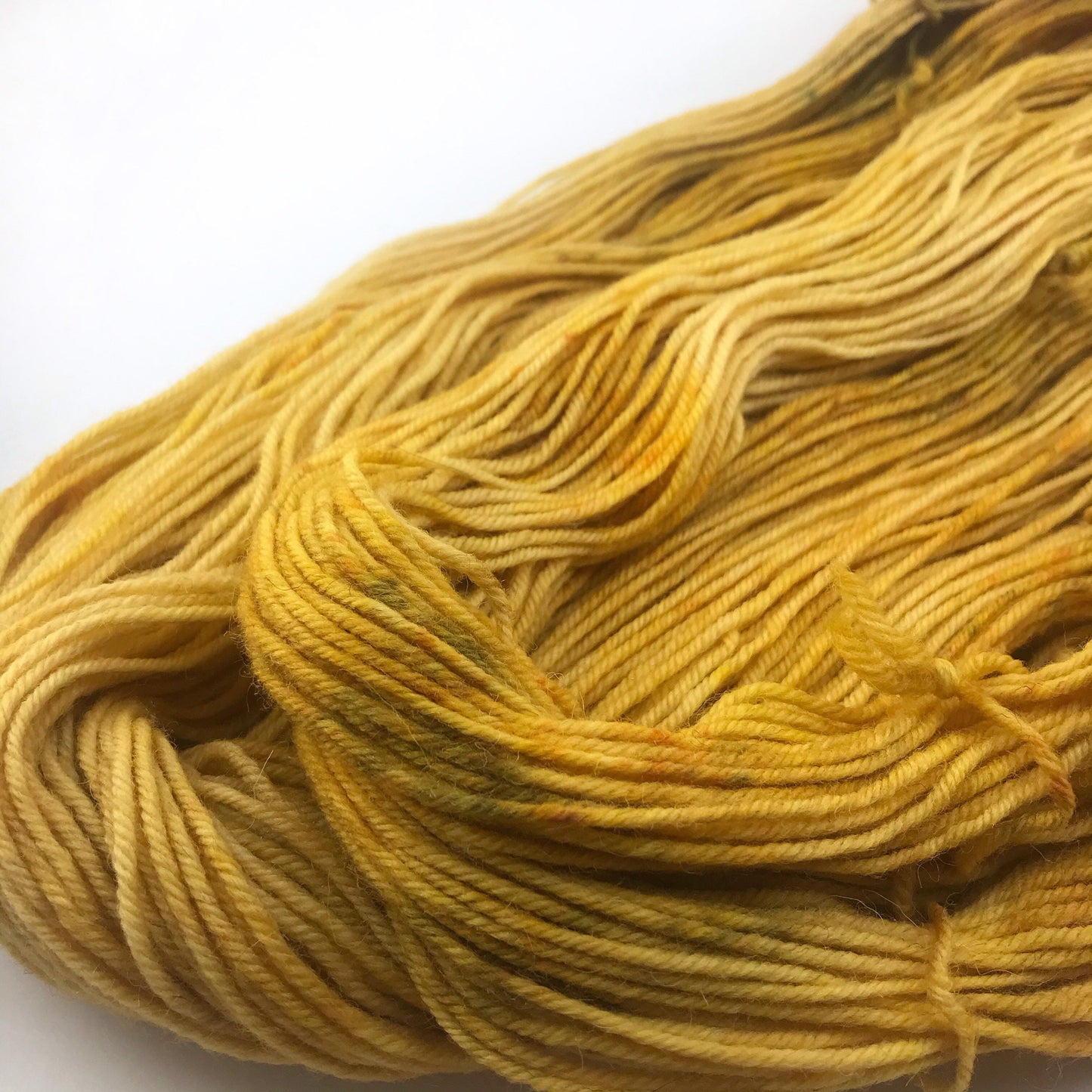 SUNFLOWER - Yellow Gold Brown Non Superwash Wool