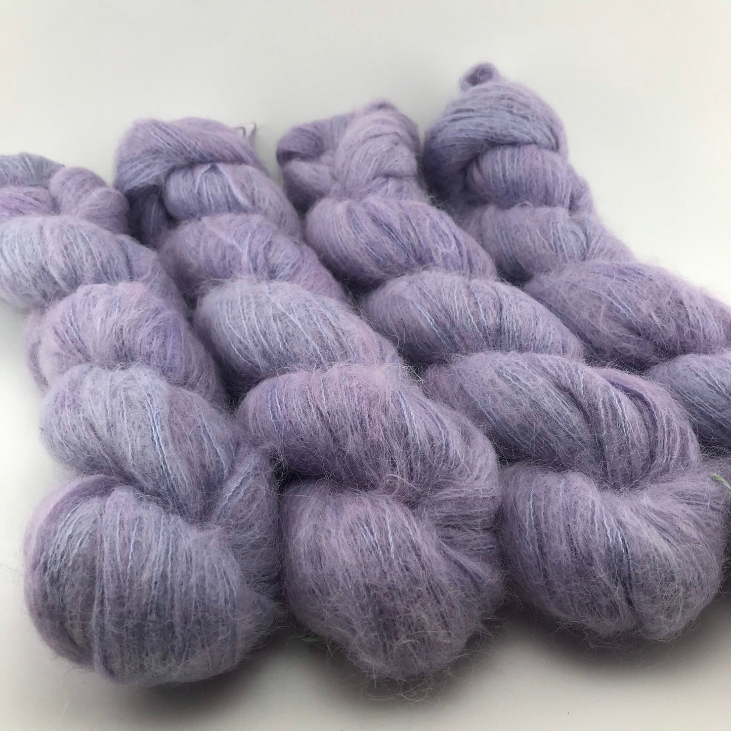 VIOLETS ARE BLUE - Purple Lilac Violet Blue Suri Alpaca Silk