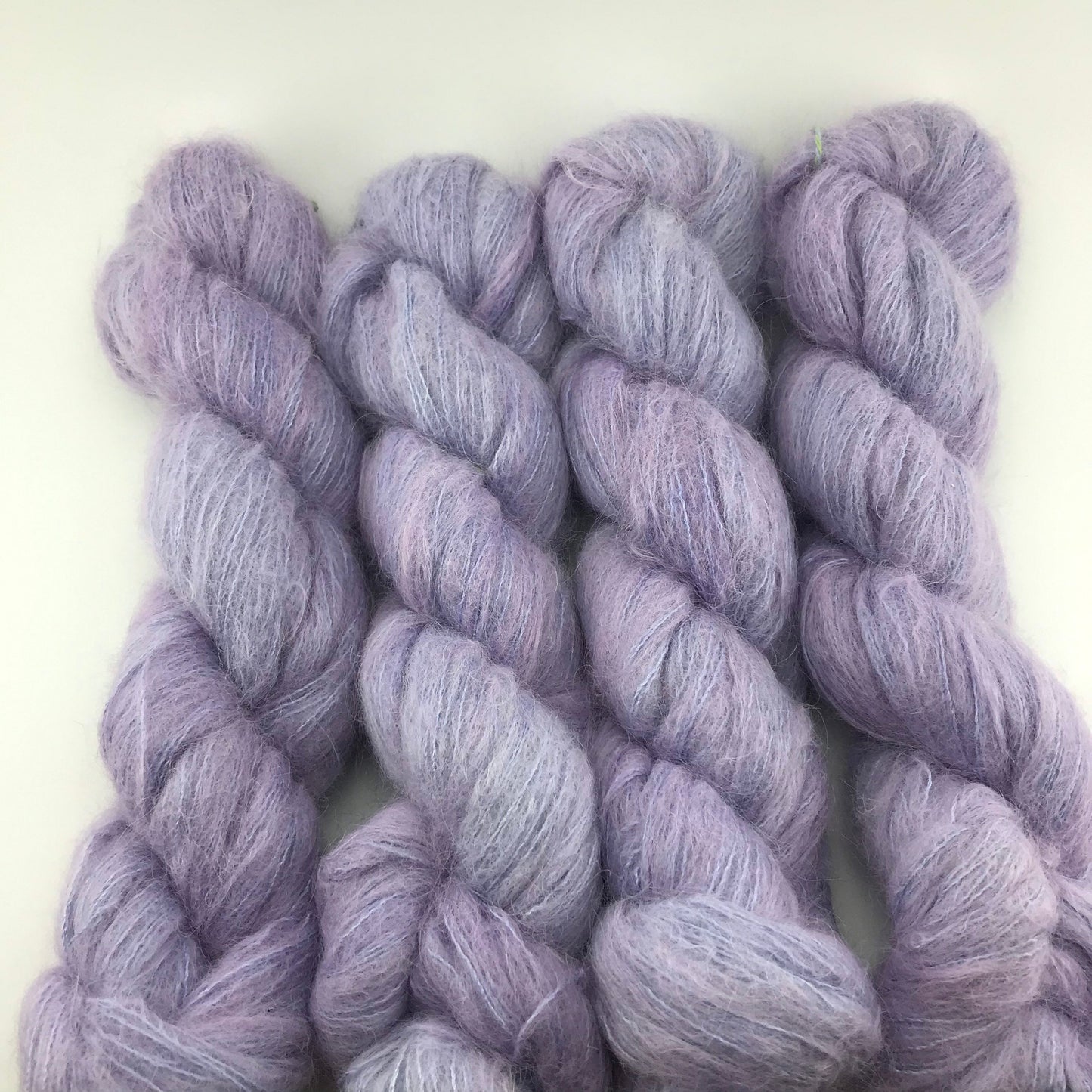 VIOLETS ARE BLUE - Purple Lilac Violet Blue Suri Alpaca Silk