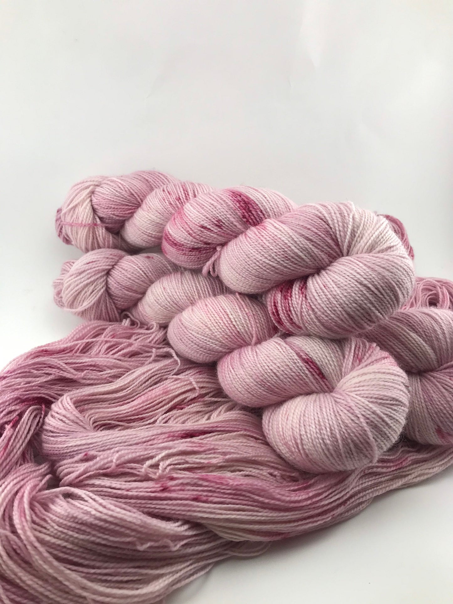 NOSTALGIA - Pink Burgundy BFL High Twist