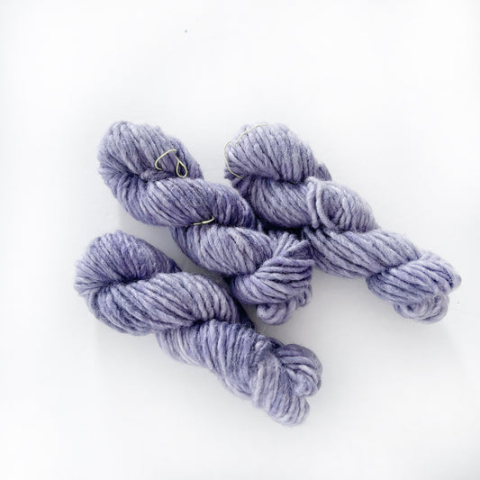 OOAK - Grey Violet Cream SUPER BULKY