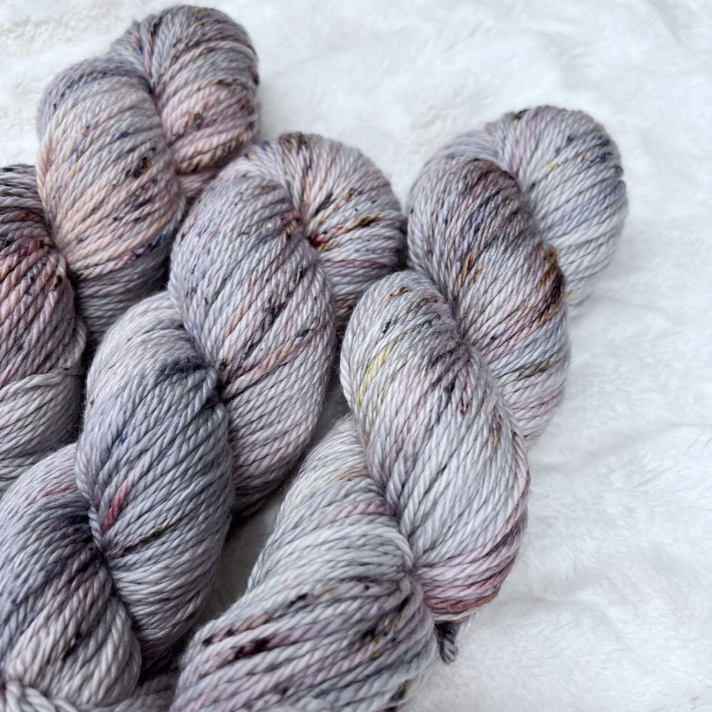 LAND OF THE SILVER BIRCH - OOPSIE  Brown Red Blue Speckled Worsted