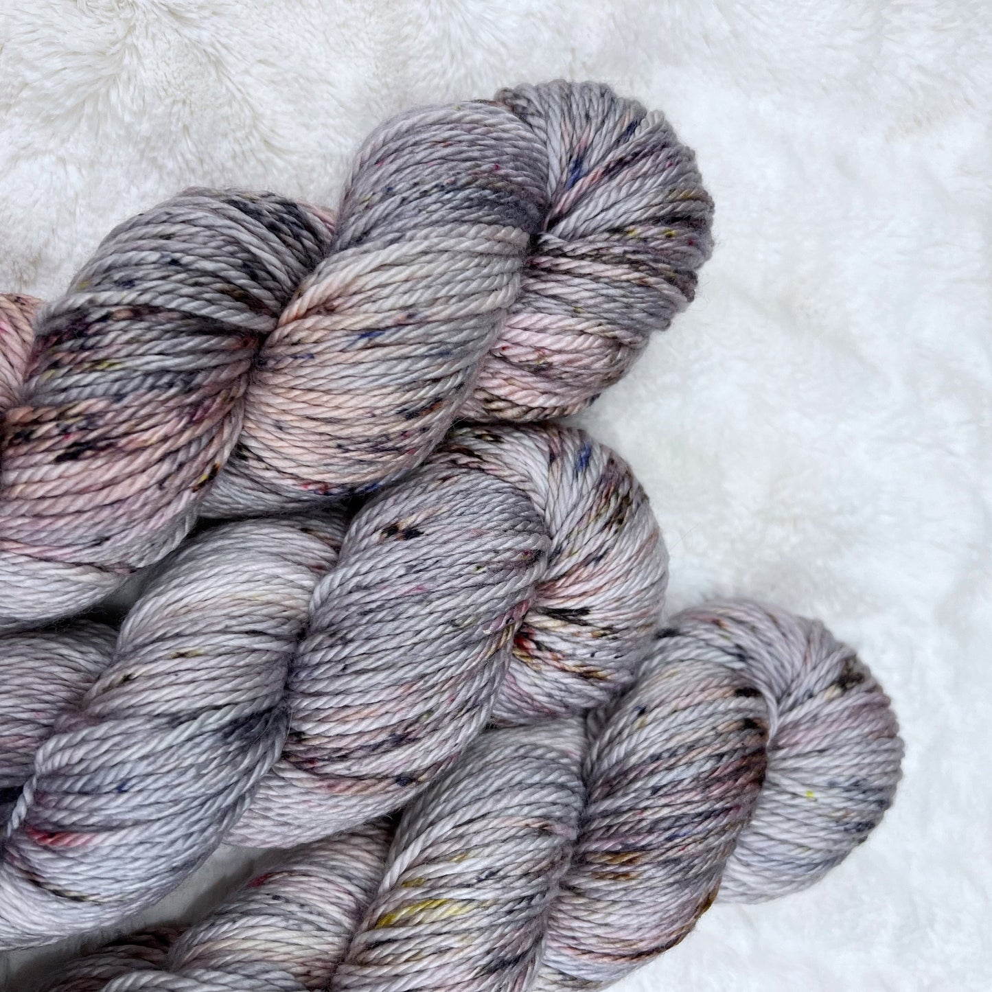 LAND OF THE SILVER BIRCH - OOPSIE  Brown Red Blue Speckled Worsted