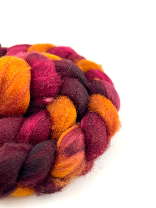 PRAIRIE SUNS Hand Dyed Spinning Fibre Merino Superwash