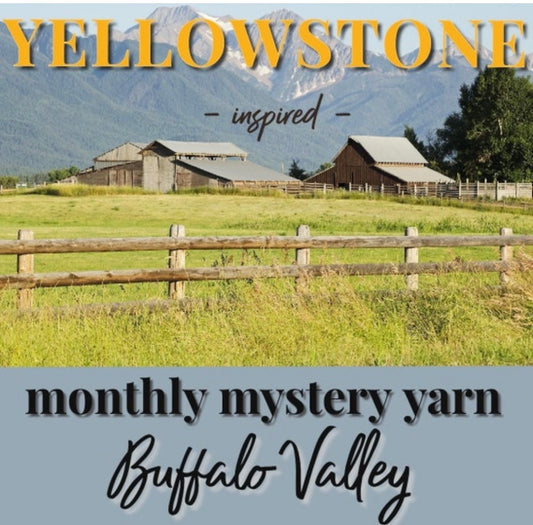 2022 Yarn Club MARCH Mystery Skein, Yellowstone Inspired