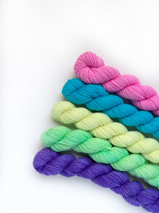 Neon Brights Mini Skein Set