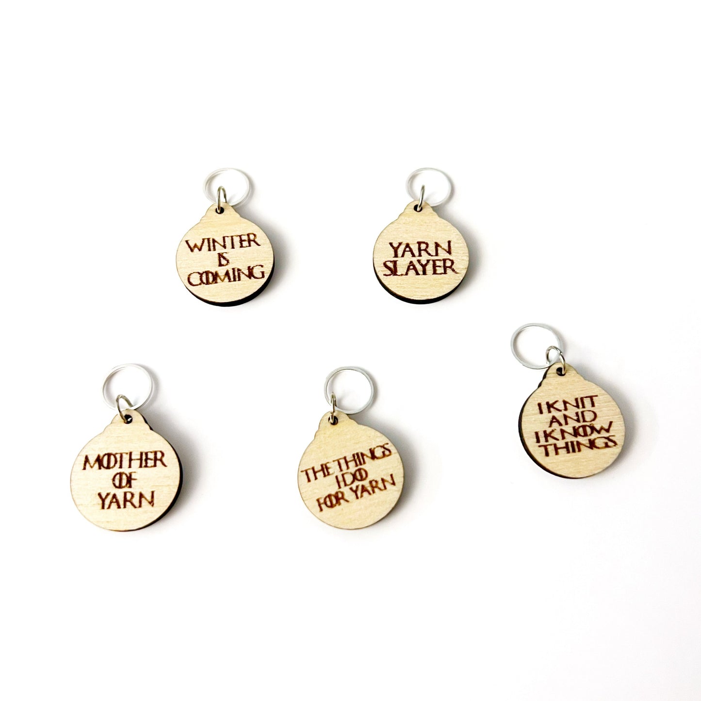 Game of Throne inspired Stitch Marker Set