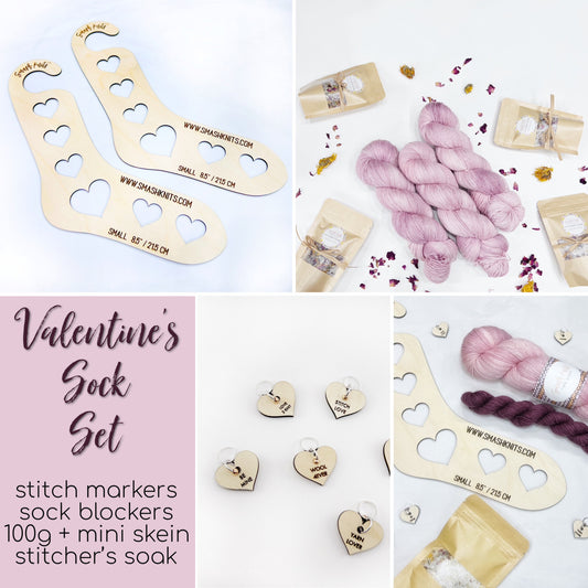 Valentine's Sock Set Gift Set for Knitters