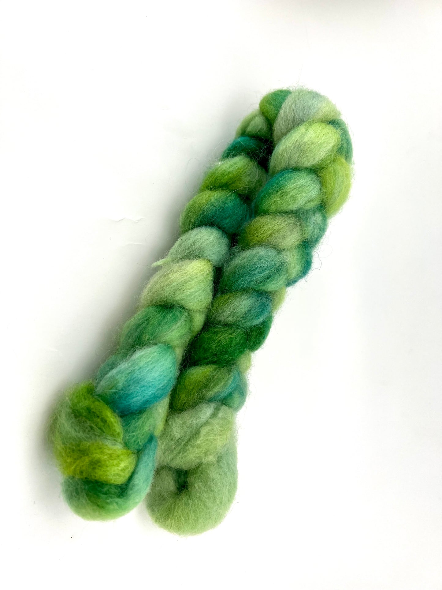 SNACK SIZE Hand Dyed Spinning Fibre BFL Top Non Superwash