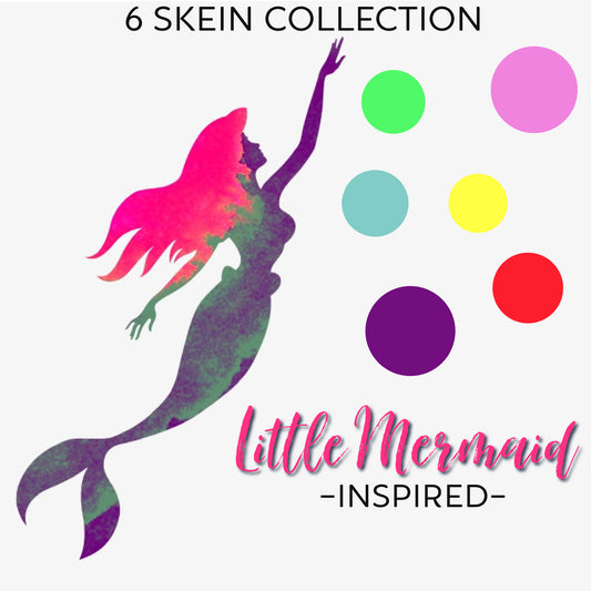 Little Mermaid Inspired Yarn Collection