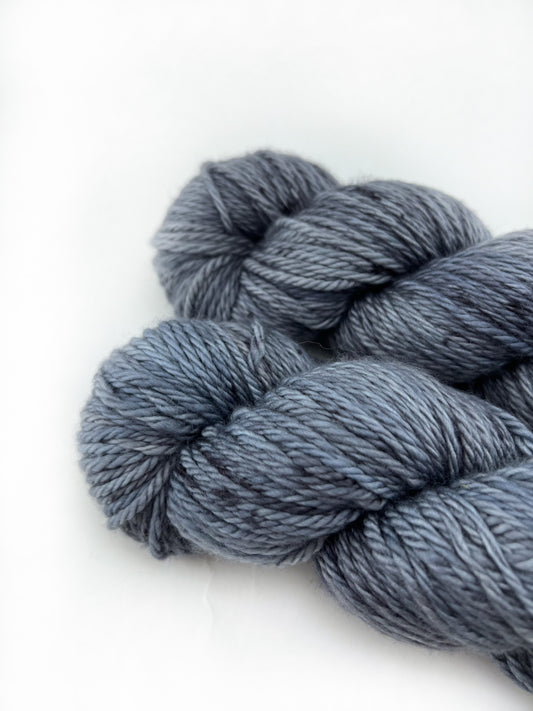 SKIES ARE GREY - OOPSIE! Dark Grey Black Tonal Worsted Weight