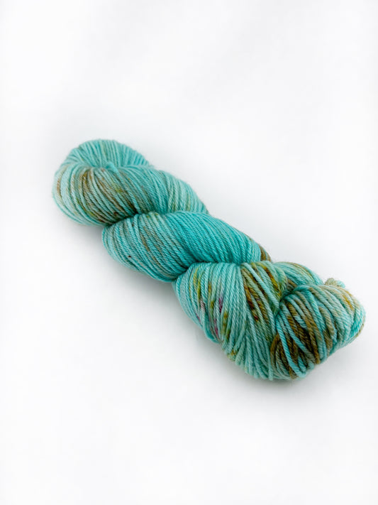 TARNISHED TURQUOISE - OOPSIE! Turquoise Blue Brown Speckled DK